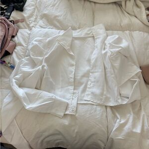 White Button-Up Blouse